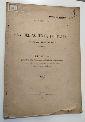 Azzolini delinquenza in - g.,