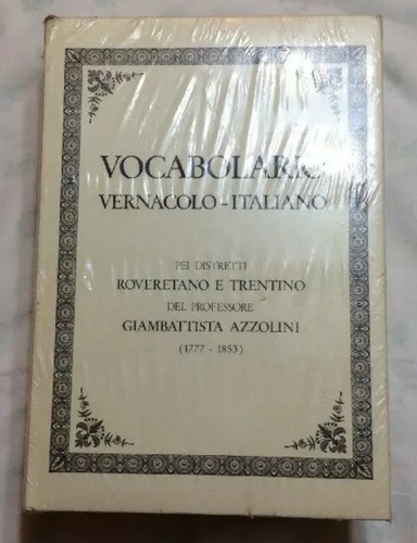 Vocabolario vernacolo italiano - vocabolario,