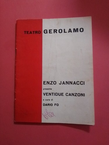 Enzo jannacci dario teatro - jannacci, fo