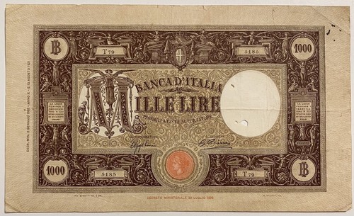 000 lire 1932 grande m - 02.01.1932,