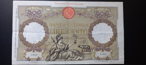 Rara banconota lire 100 - banconota,