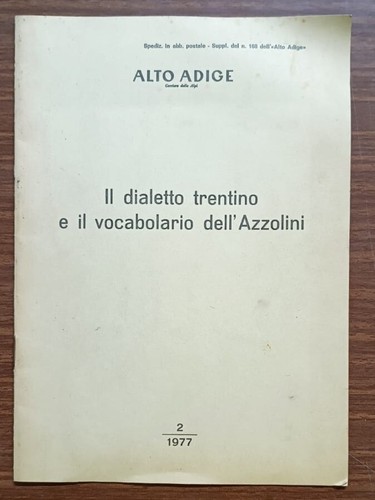 Dialetto trentino il - trentino,