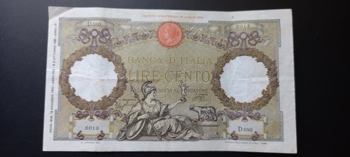 Rara banconota lire 100 - rara,