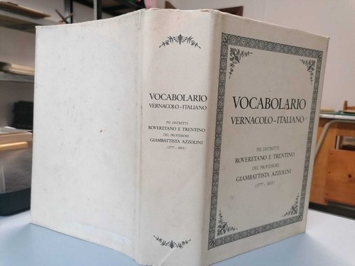 Vocabolario vernacolo italiano - vocabolario, vernacolo-italiano