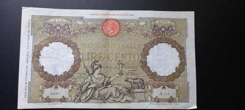 Rara banconota lire - banconota,